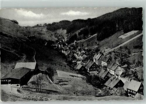 37520 W3360 Lerbach , Harz - Panorama des Ortes Verlag Thoericht 20931