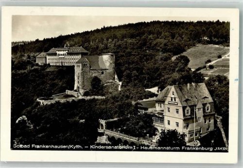 Bad Frankenhausen 1956 Sanatorium Hausmannsturm Frankenburg