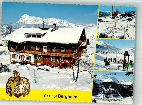 Tannheim Gasthaus Bergheim Sessellift Geishorn