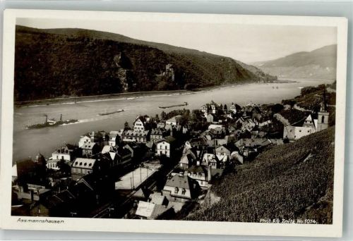 Assmannshausen Der Rhein Frachtschiffe Serie Der Deutsche Rhein