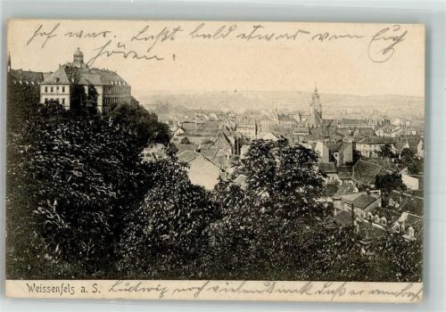 Weißenfels 1907 Bahnpost Berlin Zug 8 27.7.07