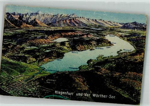 9020 Klagenfurt 02.Bez.:Innere Stadt 1922 - Wörthersee