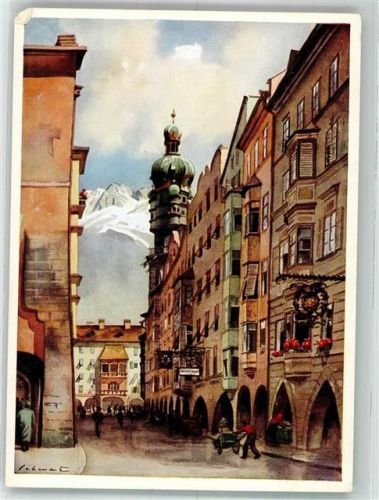 Innsbruck sign. Schwetz, F. Herzog Friedrich Straße
