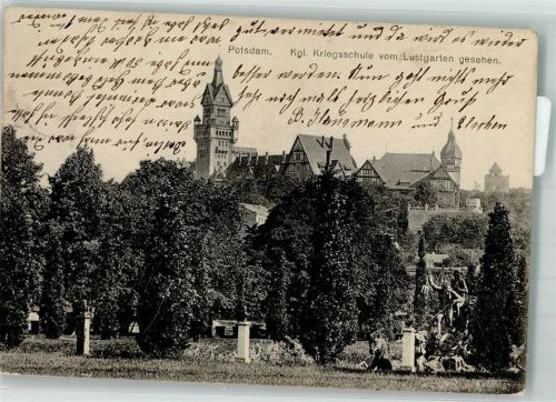 Potsdam 1911 Lustgarten mit Königlicher Kriegsschule