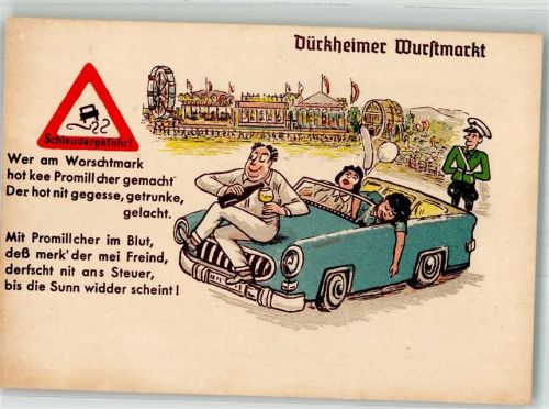 Bad Dürkheim Volksfest Dürkheimer Wurstmarkt Humor Trinker Polizei