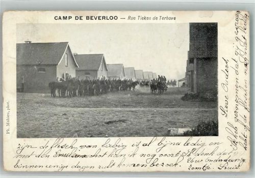 Leopoldsburg 1902 Kaserne Camp de Beverloo rue Tieken de Terhove