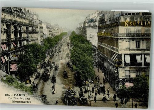 Paris Le Boulevard Montmartre