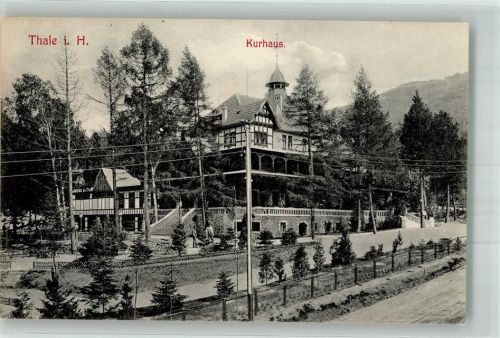 Thale 1907 Kurhaus Verlag Lederbogen