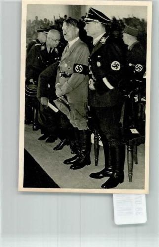 Nürnberg 1933 Sammelbild Der Führer und Rudolf Heß auf dem Parteitag Album Nr. 8 Deutschland erwacht Nr. 213