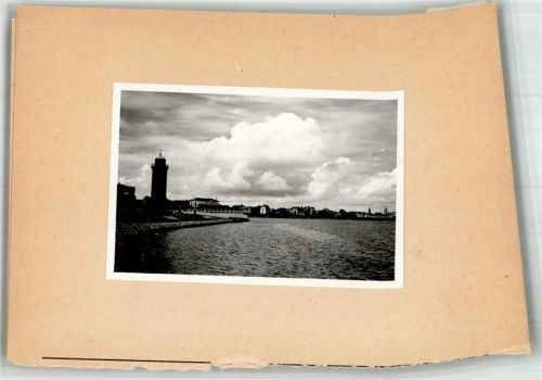 Cuxhaven Foto montiert auf Karton Leuchtturm