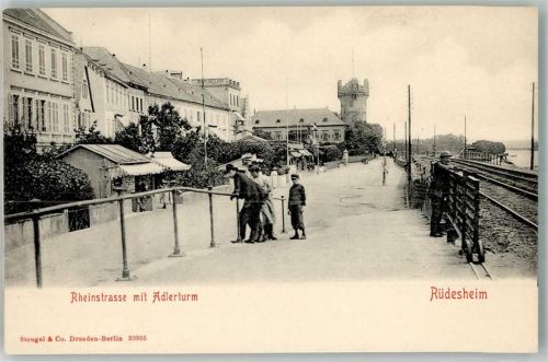 Rüdesheim Rheinstrasse Adlerturm