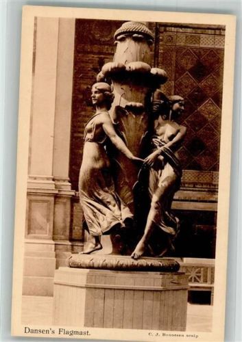 Dansen`s Flagmast von C.J. Bonnesen Alex Vincents Kunstverlag Nr. 667