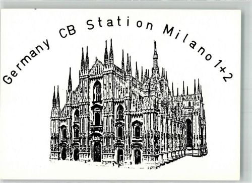 Milano Amateurfunk QSL-Karte CB Station