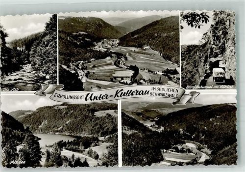 Unterkutterau Panorama des Ortes Albtal Albsee Omnibus