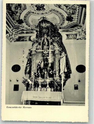 Murnau Altar der Ramsachkirche St. Georg im Murnauer Moos