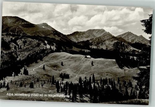 Immenstadt Alpe Mittelberg Nagelfluhkette