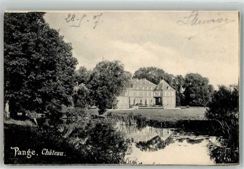Pange 1907 Schloss
