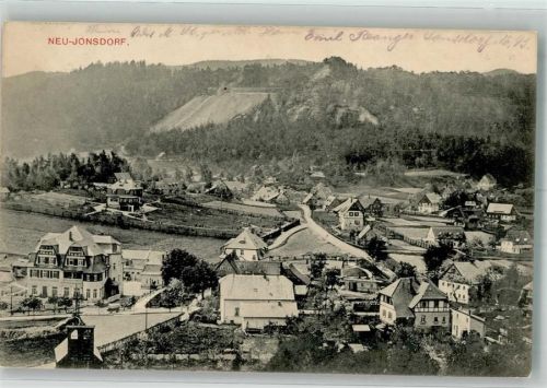 Kurort Jonsdorf 1913 Panorama des Ortes Verlag Hermann Seibt 7104