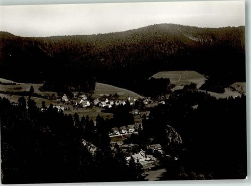 Schwarzenberg Panorama des Ortes mit Ev. Kirche