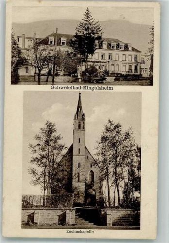 Bad Mingolsheim Hotel Kurhaus Kirche Rochuskapelle