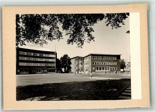 Cuxhaven Foto montiert auf Karton Kämmererplatz