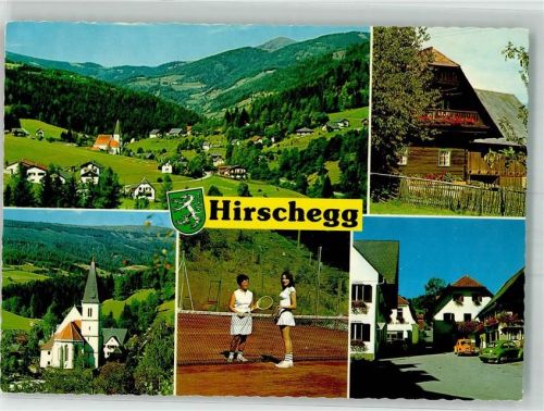 Hirschegg 1978 Tennis Kirche VW Käfer Auto