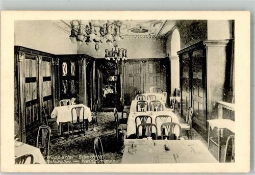 Elberfeld Gasthaus Ratskeller Weinzimmer Fotograf Kirschbaum