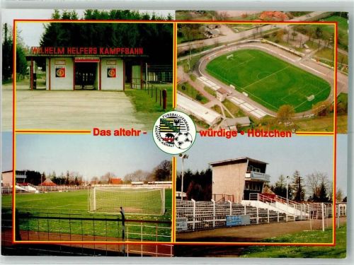 Stendal Stadion Am Hölzchen Rückseite Fußballmannschaft