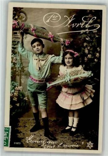 1909 Kinder Fisch PC 2029