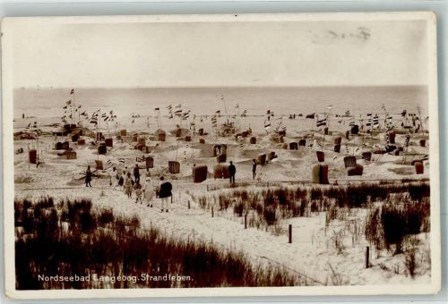 Langeoog 1930 Strandleben Verlag Julius Simonsen 37117