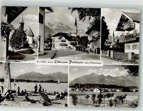 Übersee Schwimmbad Kirche Westerbuchberg Feldwies
