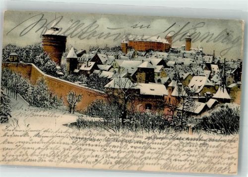 Nürnberg 1902 Burg Hallertor