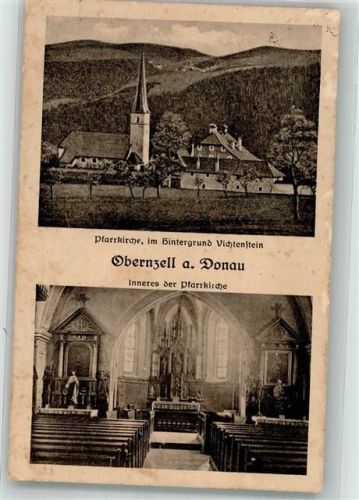 Obernzell 1942 Pfarr- Kirche innen