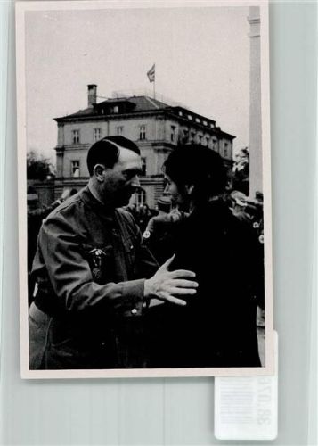 München 1935 Sammelbild Der Führer vor dem Braunen Haus Sammelwerk Nr. 15 Adolf Hitler Nr. 185 Gruppe 67