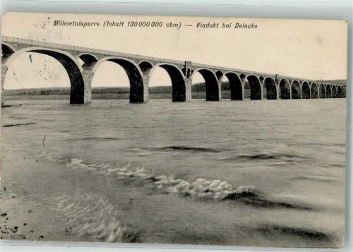 Delecke Viadukt über den Möhnesee