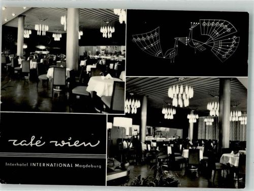 Magdeburg Gasthaus Cafe Wien Interhotel International