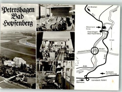 Petershagen Krankenhaus Kurklinik Bad Hopfenberg Fliegeraufnahme