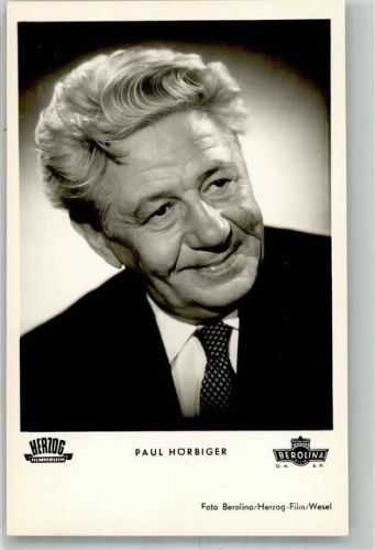 Charlottenburg Portrait von Paul Hörbiger Fotograf Wesel Kunst und Bild 325 Werbung Fernseh-Reparaturdienst Kaiserin-Augusta-Allee