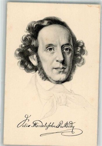 Felix Mendelssohn Bartholdy Faksimile