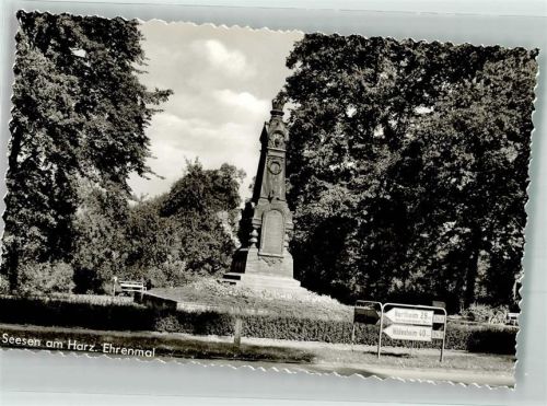 Seesen Denkmal Ehrenmal Wegweiser