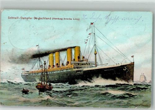 1910 Hamburg Amerika Linie Dr. Trenkler Co. 455