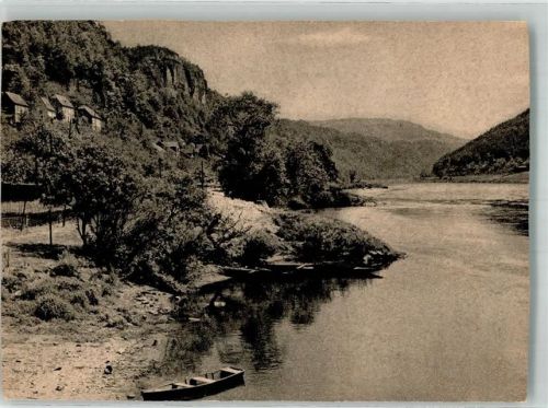 Postelwitz Elbufer VEB Bild und Heimat