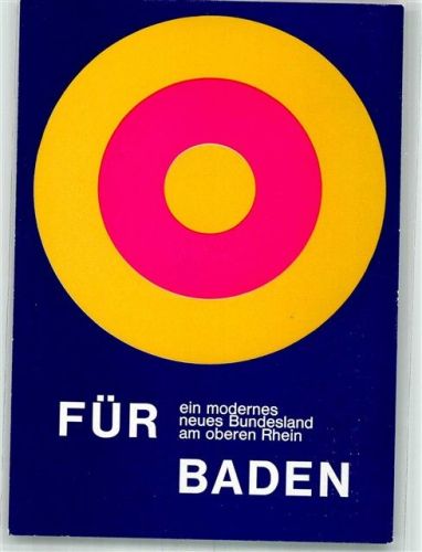 Für Recht u. Demokratie Für Baden 7.6.1970