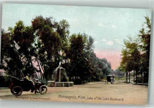 Minneapolis Auto Oldtimer Lake of the Isles Boulevard