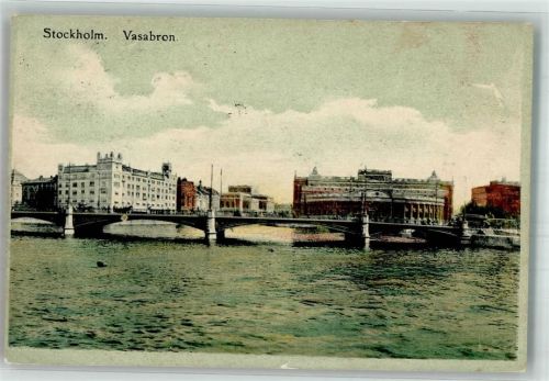 Stockholm 1907 Vasabron