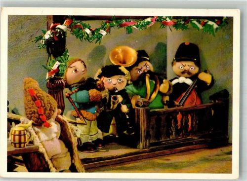 Filmszene mit Zigeunerorchester aus dem tschechischen Puppenfilm Spalicek von Jiri Trnka