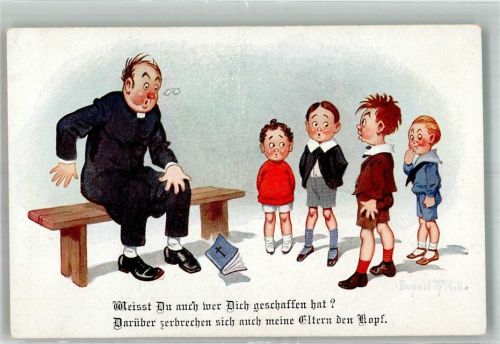 Humor Pastor Kinder A.R. u. Co. i.B. 1544