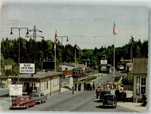 Zonengrenze Helmstedt Autobahn Kontrollpunkt Oldtimer