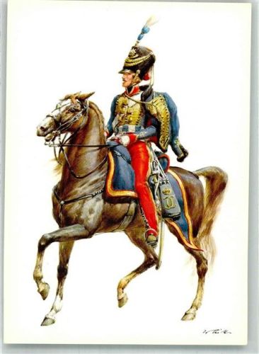 sign. Tritt W. Garde Husaren Regiment Husar