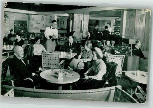 Chicago 1957 Hotel Bismarck Garden Lounge